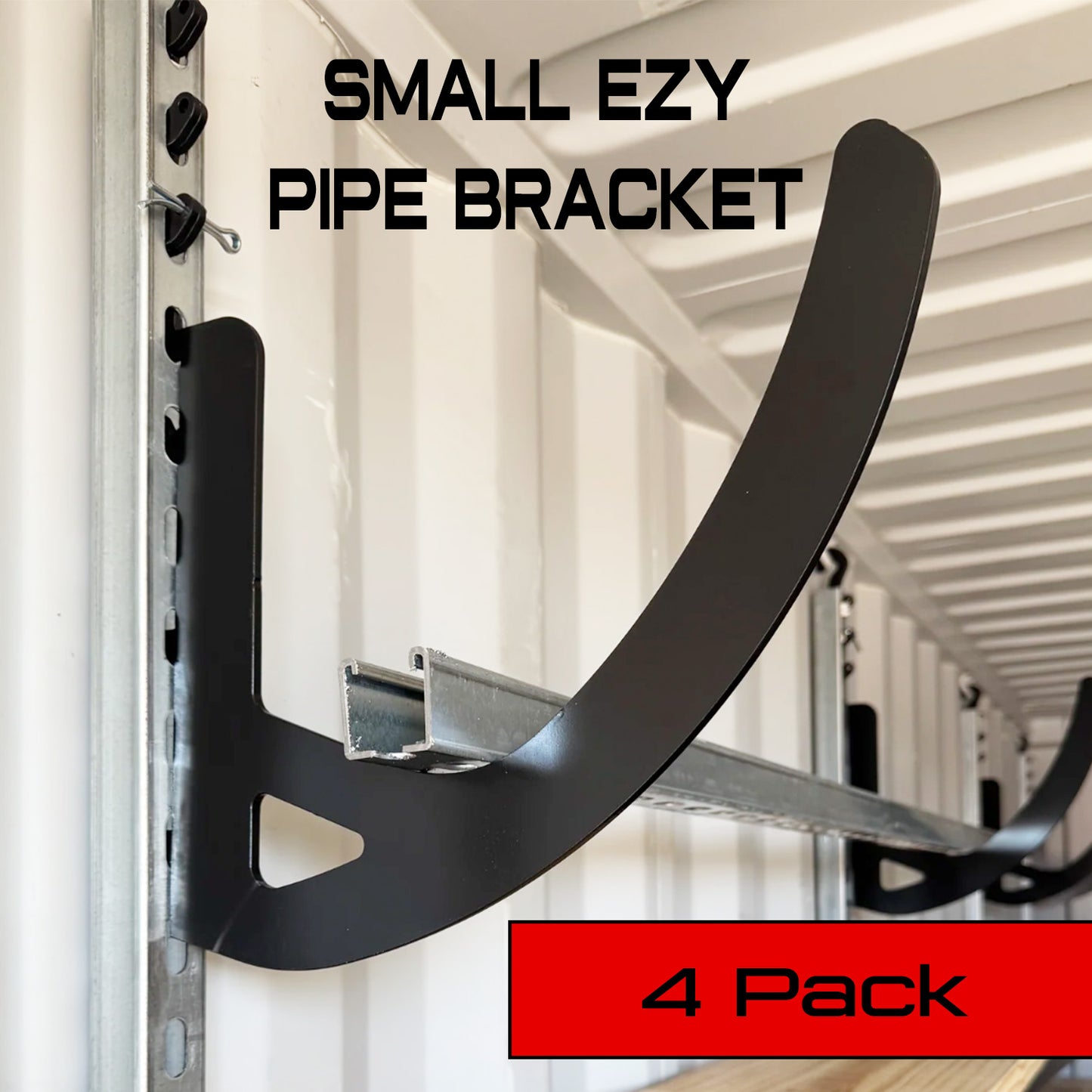 EZY Pipe Brackets | Small | 4 Pack | Unistrut and Hooks Not Included