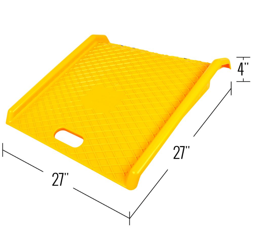 Polyethylene Plastic Curb Ramp | Light Weight