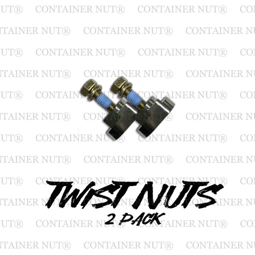 TWIST NUTS | 2 Pack | Shipping Container Mounts