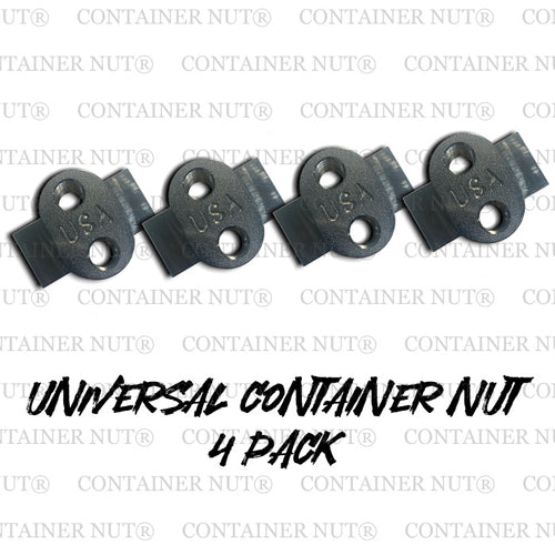 Universal Container Nut | 4 Pack | Shipping Container Mounts