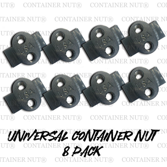 Universal Container Nut | 8 Pack | Shipping Container Mounts