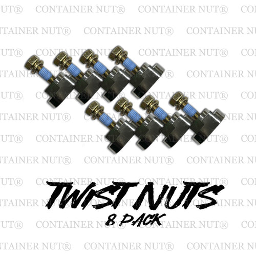 TWIST NUTS | 8 Pack | Shipping Container Mounts