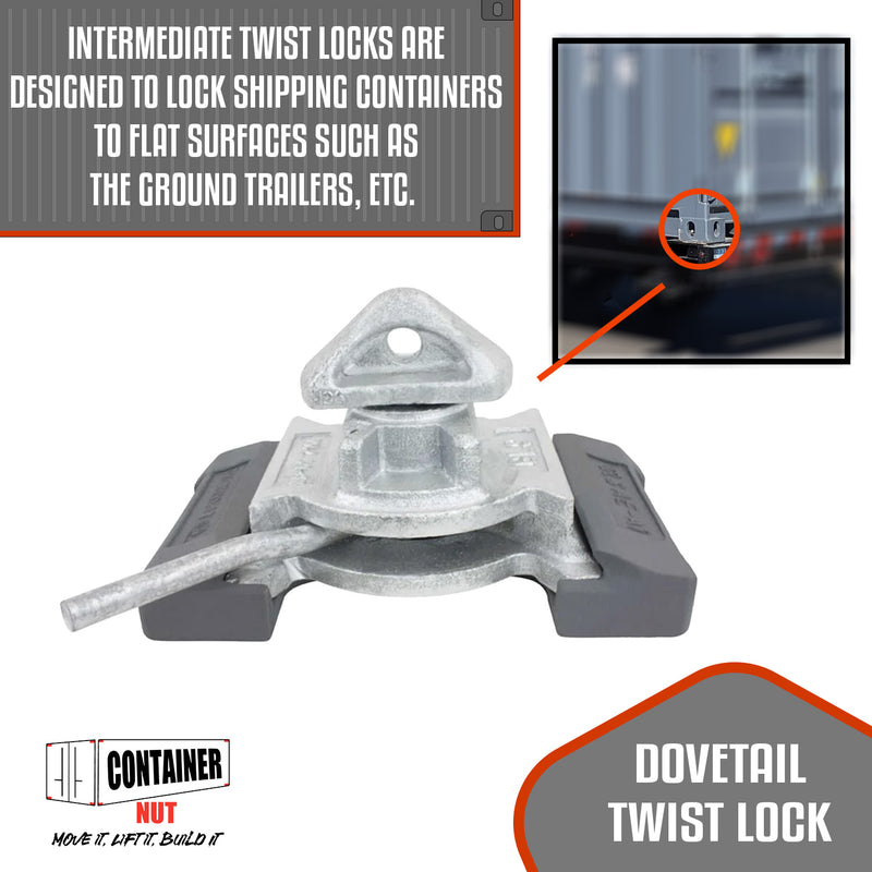 Load image into Gallery viewer, Dovetail Twistlock 45º with base | Single

